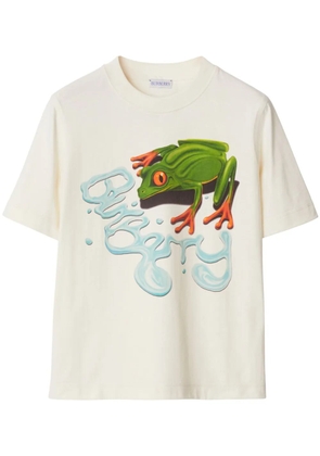 Burberry graphic-print cotton T-shirt - White