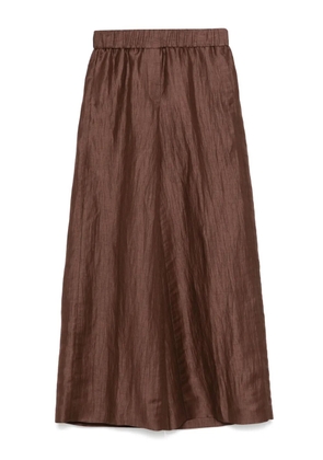 Peserico crinkle-effect trousers - Brown