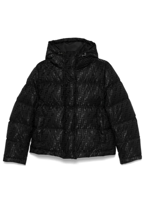 FENDI FF-pattern puffer jacket - Black
