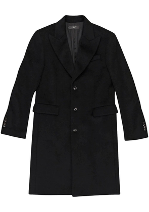AMIRI single-breasted cashmere coat - Black