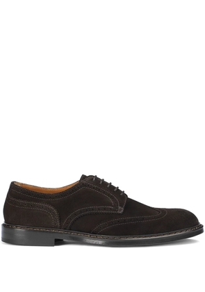 Doucal's suede Derby shoes - Brown