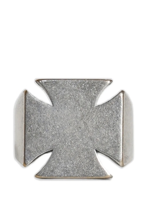 VETEMENTS cross ring - Silver