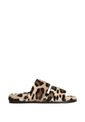 Dolce & Gabbana Leo DG casual kid goat sandals - Neutrals