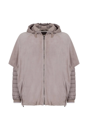 Moorer hooded jacket - Neutrals