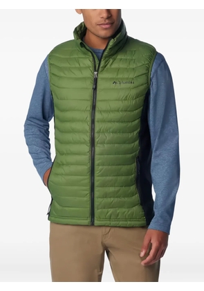 Columbia zip-front quilted gilet - Green