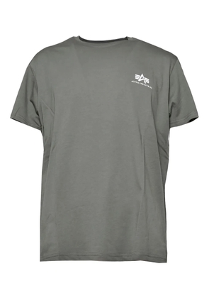 Alpha Industries logo-print T-shirt - Grey