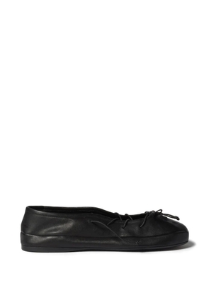 Miu Miu nappa leather ballerinas - Black