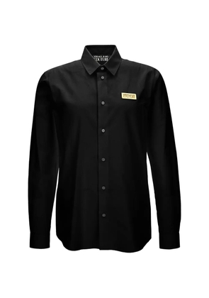 Versace Jeans Couture logo-patch shirt - Black