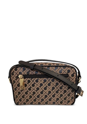 Gherardini logo-pattern camera crossbody bagcrossbody camera pattern satchel bag - Neutrals
