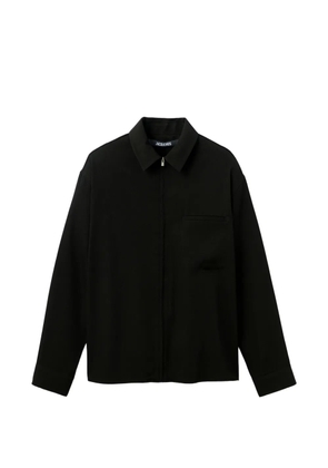 Jacquemus Mecano chest-pocket zip shirt - Black