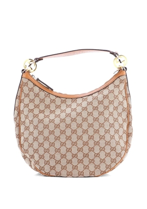 Gucci Pre-Owned Twins GG Canvas Medium hobo bag - Brown