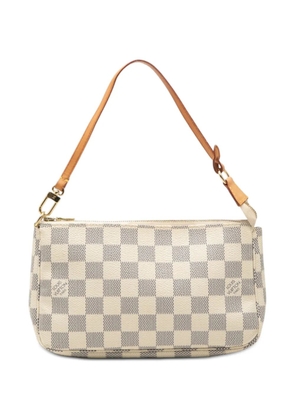 Louis Vuitton Pre-Owned 2010 Damier Azur Pochette Accessoires shoulder bag - White