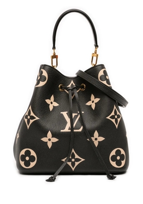 Louis Vuitton Pre-Owned 2021-2026 Monogram Giant Bicolor Empreinte Neonoe MM bucket bag - Black