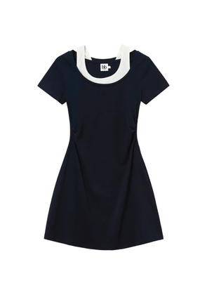b+ab round-neck mini dress - Blue