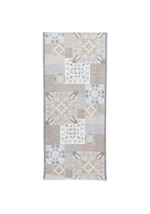 Dell'oglio Salina fringed scarf - Grey