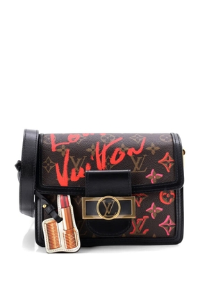 Louis Vuitton Pre-Owned Dauphine Shoulder Bag Limited Edition Fall in Love Monogram Canvas Mini crossbody bag - Black