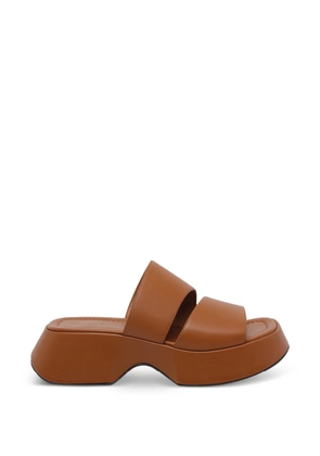 Vic Matie Logic open-toe platform sandals - Brown
