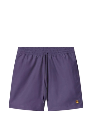 Carhartt WIP Chase drawstring-waist swim shorts - Purple