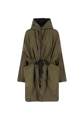 KIMO NO-RAIN hooded reversible parka - Green