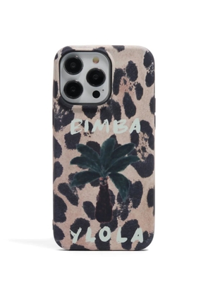 Bimba y Lola Iphone 15 Pro Max animal-print phone case - Neutrals