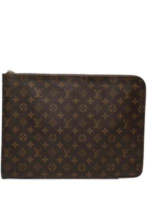Louis Vuitton Pre-Owned 1996 Monogram Poche Documents Portfolio business bag - Brown