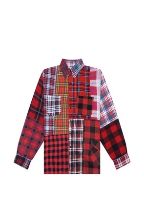 Needles patchwork shirt - Red
