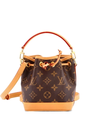 Louis Vuitton Pre-Owned Noe NM Handbag Monogram Canvas Nano bucket bag - Brown