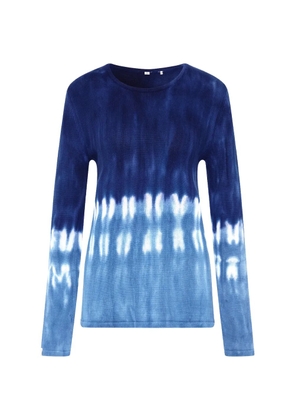 The Upside Seeker Amana tie-dye long-sleeve sweater - Blue