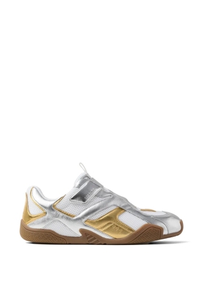 Versace Galaxia metallic sneakers - Silver