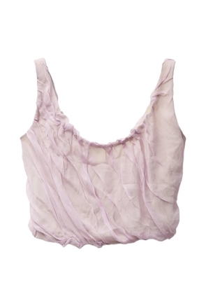 Versace pleated top - Purple