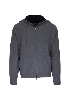 Vince mélange-effect zip-up hoodie - Grey