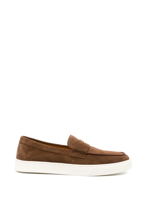 Doucal's penny loafers - Brown