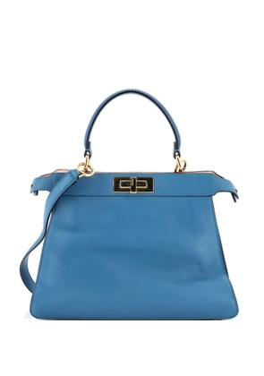 Fendi Pre-Owned Peekaboo ISeeU Bag Leather Medium satchel - Blue