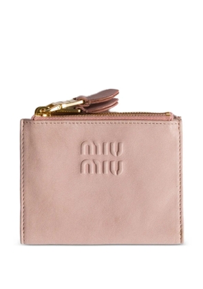 Miu Miu small nappa leather wallet - Pink