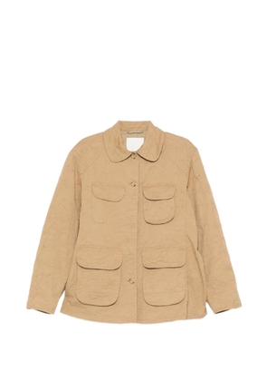 JNBY floral-embroidered jacket - Neutrals