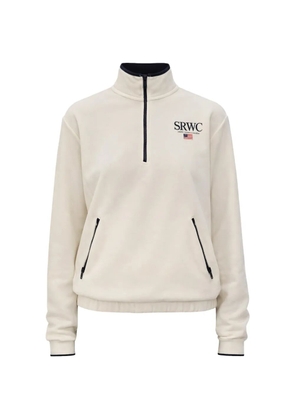 Sporty & Rich half-zip fleece jacket - Neutrals