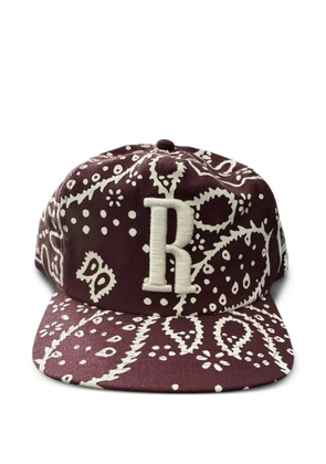 RHUDE Maroon baseball cap - Red