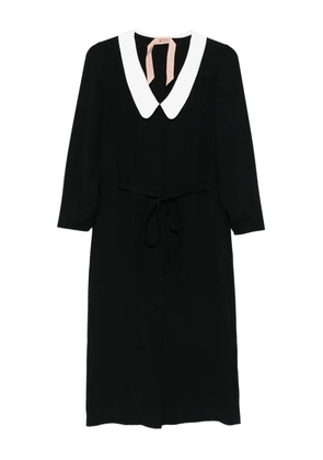 Nº21 Peter-Pan collar dress - Black