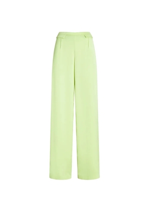 Genny flap-pocket trousers - Green