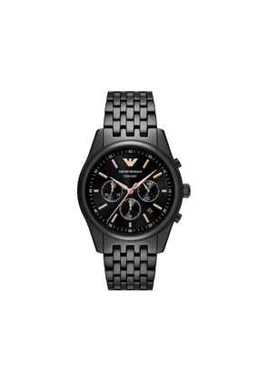 Emporio Armani round-face 43mm - Black