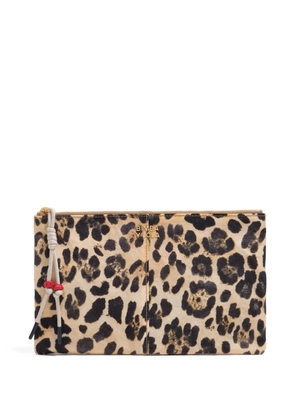 Bimba y Lola leopard-print make up bag - Neutrals