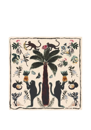 Bimba y Lola animal-print scarf - Neutrals