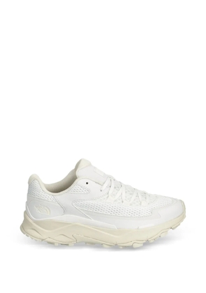 The North Face logo patch sneakers - White