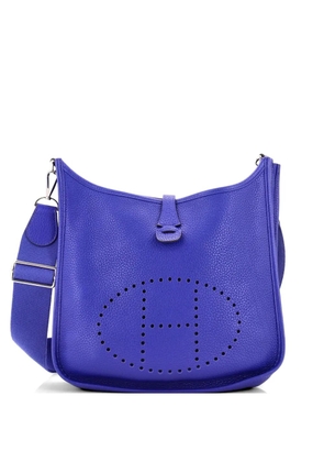 Hermès Pre-Owned Evelyne Bag Gen III Clemence PM crossbody bag - Blue