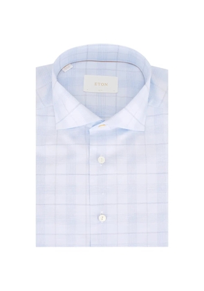 Eton plaid shirt - Blue
