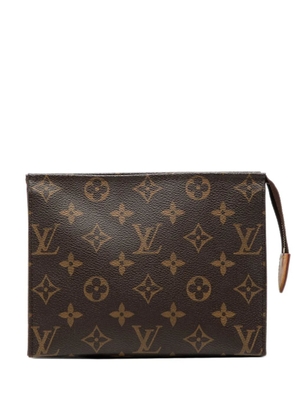 Louis Vuitton Pre-Owned 2008 Monogram Toiletry Pouch 19 clutch bag - Brown