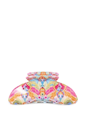 Camilla floral hair claw clip - Pink