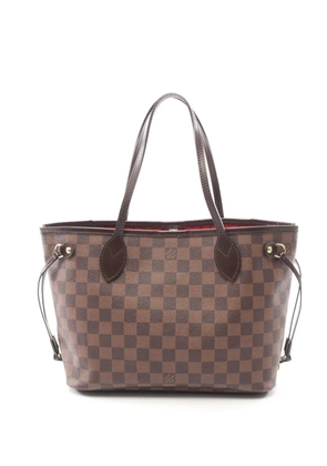 Louis Vuitton Pre-Owned 2010 Damier Ebene Neverfull PM tote bag - Brown