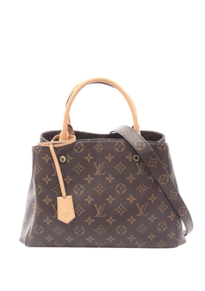 Louis Vuitton Pre-Owned 2015 Monogram Montaigne MM satchel - Brown