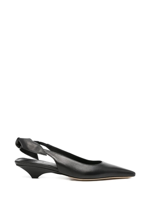 Vic Matie pointed bow pumps - Black